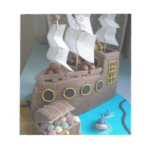 Bloc De Notas Ship cake 1