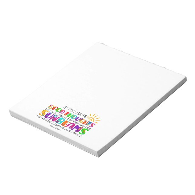 Bloc De Notas Si Tienes Buenas Ideas, Se Iluminarán (Lado Izquierdo)