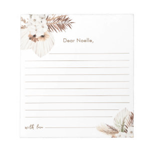 Bloc De Notas SIERRA Boho Time Capsule Baby Shower