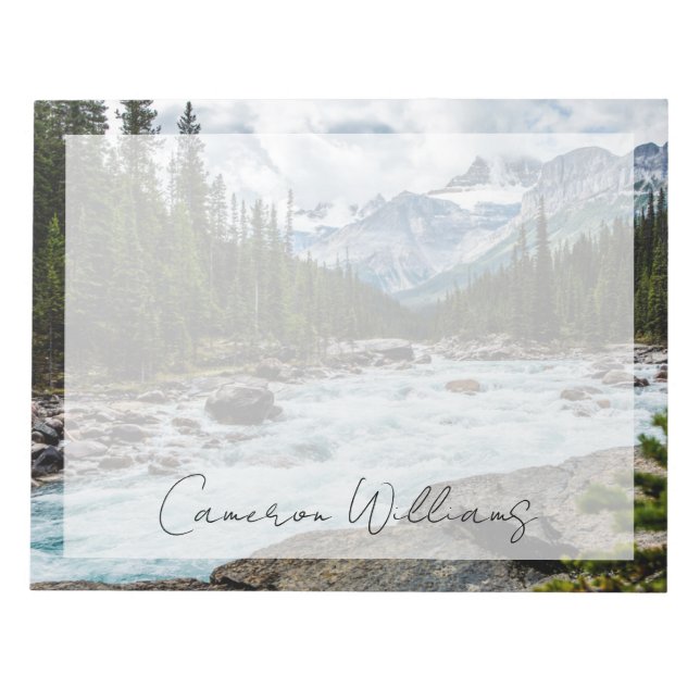 Bloc De Notas Sierra | Parque nacional Banff Alberta, Canadá (Frente)