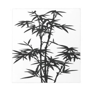 Bloc De Notas Silhouette de Bamboo Negro