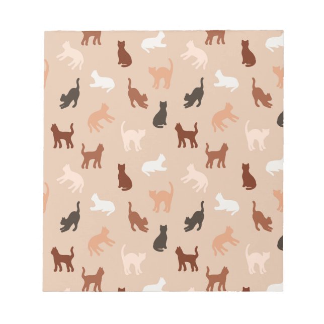 Bloc De Notas Silhouette de gato (Frente)