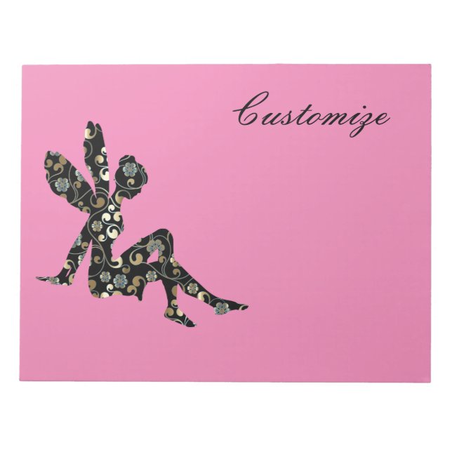 Bloc De Notas Silhouette de hadas Thunder_Cove (Frente)