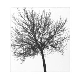 Bloc De Notas Silueta de árbol