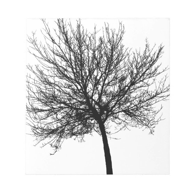 Bloc De Notas Silueta de árbol (Frente)