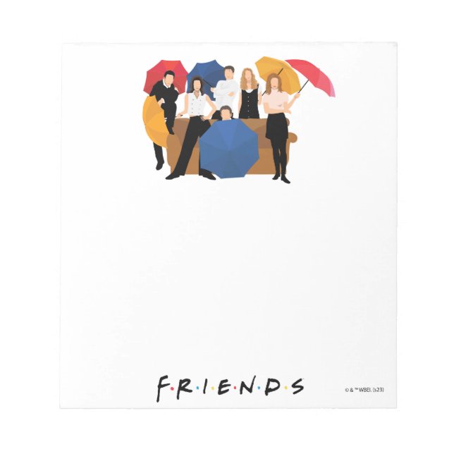 Bloc De Notas Silueta de Personaje de FRIENDS™ (Frente)