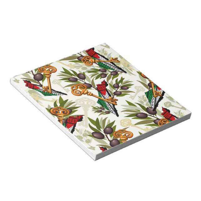 Bloc De Notas Símbolo clave palestino del derecho de retorno (Lado Derecho)