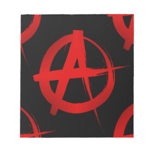 Bloc De Notas Símbolo de anarquía