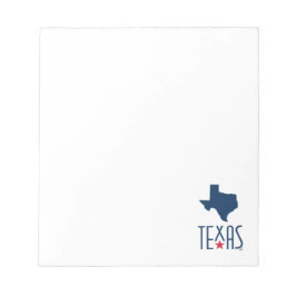 Bloc De Notas Símbolos de Texas, Texas, azul marino