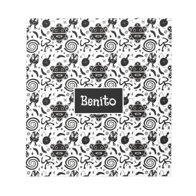 Bloc De Notas Símbolos taínos cultura de Puerto Rico (Frente)