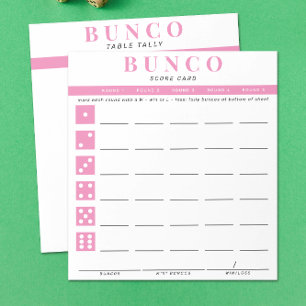 Bloc de notas simple de la tarjeta de puntuación d