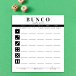 Bloc de notas simple de la tarjeta de puntuación d<br><div class="desc">Lleve a cabo tantas cartas de puntuación como sea necesario desde este bloc de notas y racionalice su juego Bunco con estas listas para ir y usar fácilmente hojas de puntuación de desgarros y cada jugador puede fácilmente llevar un registro de sus victorias y pérdidas, así como el cómputo de...</div>