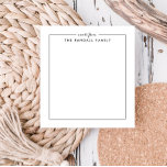 Bloc de notas simple y personalizado<br><div class="desc">Ya sea un regalo para un amigo o un regalo personal, este bloc de notas es ideal para cumpleaños, aniversarios o como un toque personal para el trabajo. Utilice el formulario de plantilla para personalizarlo con su nombre, una cita favorita o cualquier texto de su elección. Elija entre una variedad...</div>