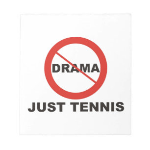 Bloc De Notas Sin Drama Solo Tenis