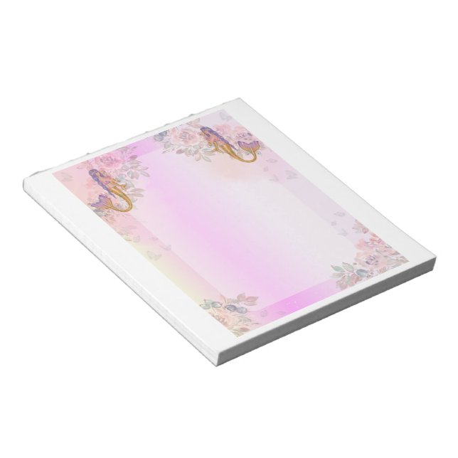 Bloc De Notas Sirena con arte para bebés por Renee Lavoie (Lado Derecho)