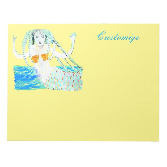 Bloc De Notas Sirena con candados Thunder_Cove (Frente)