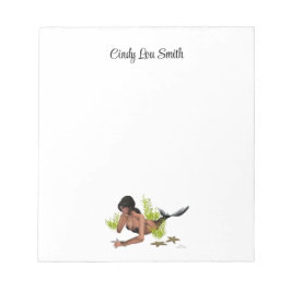 Bloc De Notas Sirena De Brunette Con Notepad De Starfish