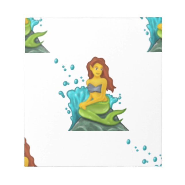 Bloc De Notas sirena de emoji (Frente)