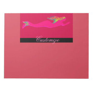 Bloc De Notas sirena rosa
