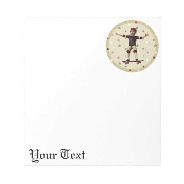 Bloc De Notas Skateboarder (Frente)