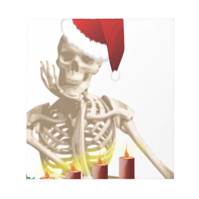 Bloc De Notas skull christmas (Frente)