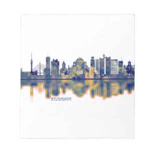 Bloc De Notas Skyline de Belgrado