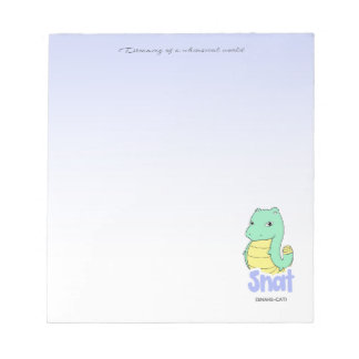 Bloc De Notas Snat (Snake + Cat) Purple Notepad
