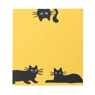 Bloc De Notas Sneaky Black Cats   La gracia de Guay Kitty Cat Lo
