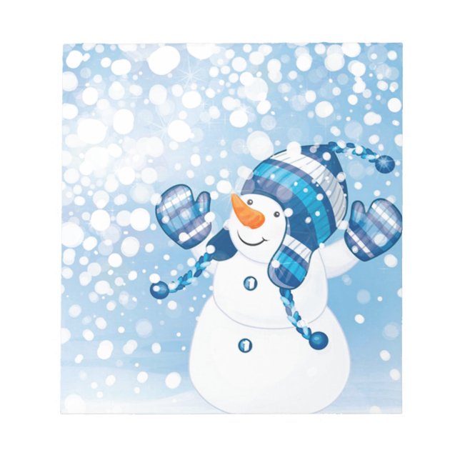 Bloc De Notas Snowman (Frente)