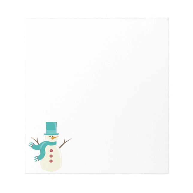 Bloc De Notas Snowman (Frente)