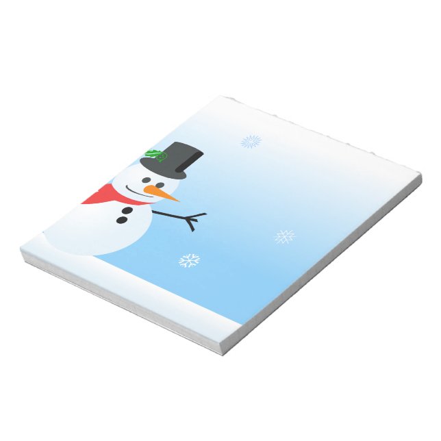 Bloc De Notas Snowman (Lado Izquierdo)