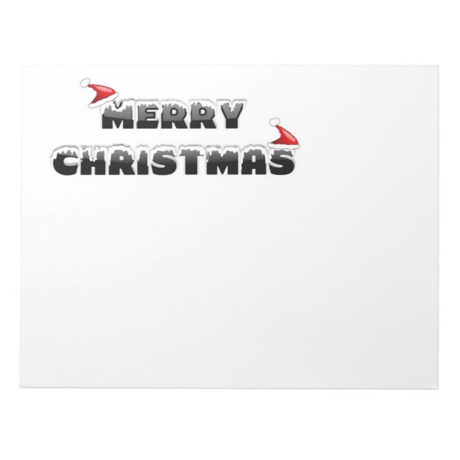 BLOC DE NOTAS SNOWY MERRY NAVIDAD (Frente)