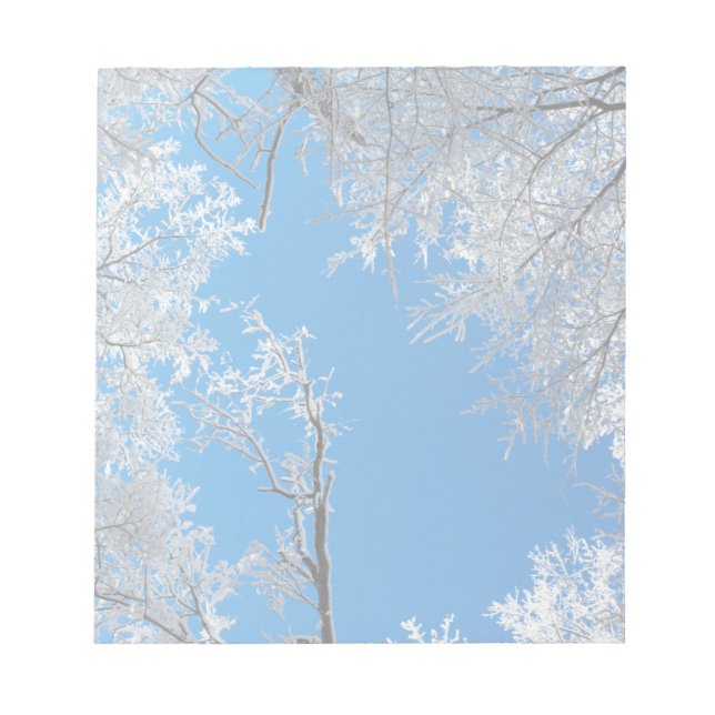 Bloc De Notas Snowy Winter Scene (Frente)