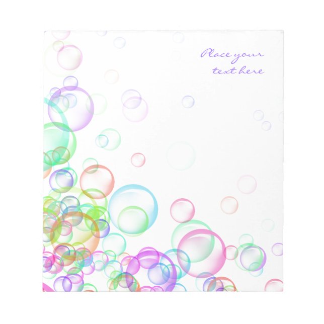 Bloc De Notas Soap Bubbles (Frente)