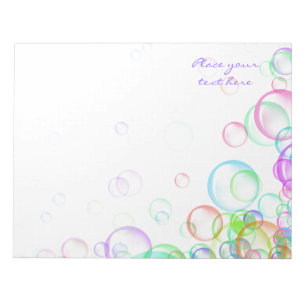 Bloc De Notas Soap Bubbles