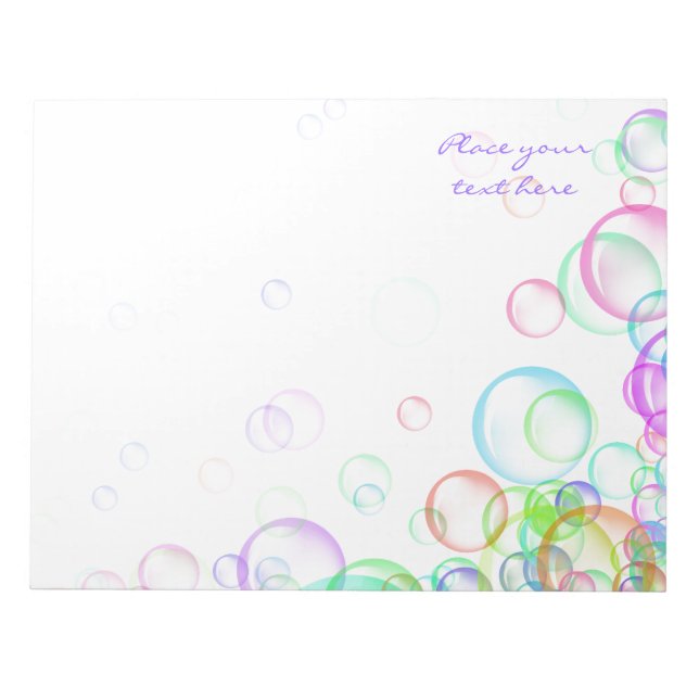 Bloc De Notas Soap Bubbles (Frente)