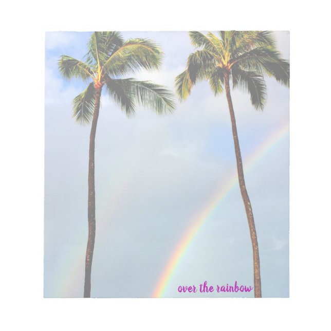 Bloc De Notas sobre el arco iris - notepad (Frente)