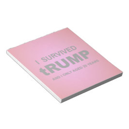 Bloc De Notas Sobreviví a tRUMP