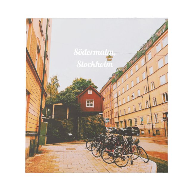 Bloc De Notas Södermalm, Estocolmo, Suecia (Frente)