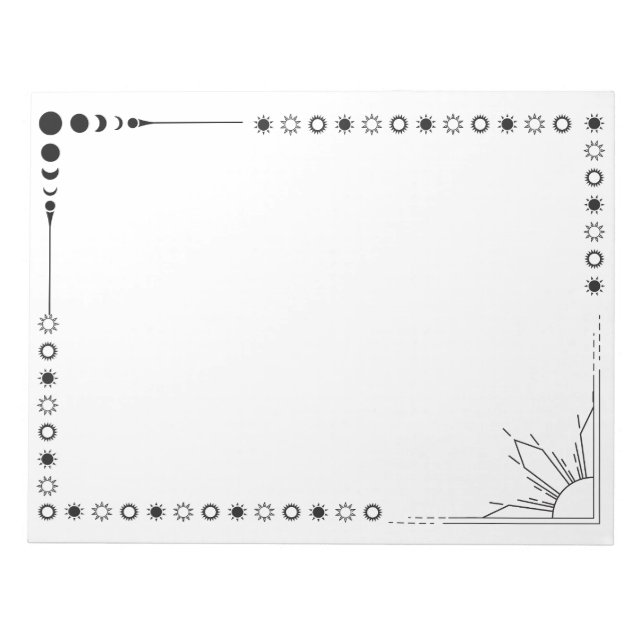 Bloc De Notas sol y ánimo (Frente)