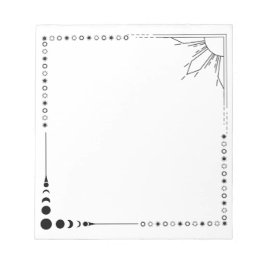 Bloc De Notas Sol y luna