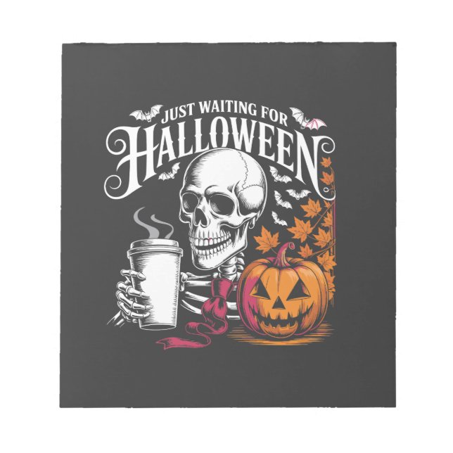 Bloc De Notas Solo Esperando a Halloween (Frente)