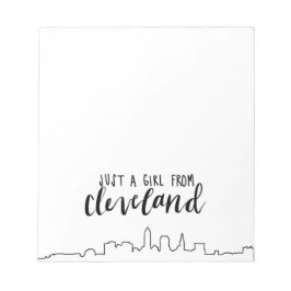 Bloc De Notas Sólo un Chica de Cleveland