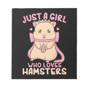 Bloc De Notas Sólo un Chica que ama a los hamsters