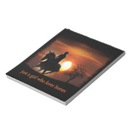 Bloc De Notas solo un chica que ama los caballos