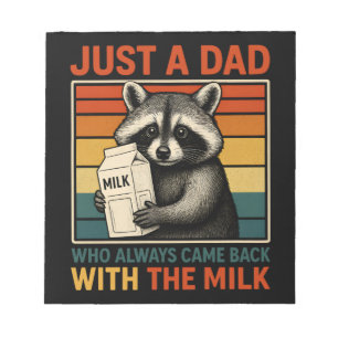 Bloc De Notas Solo Un Papá Que Siempre Regresó Con La Leche