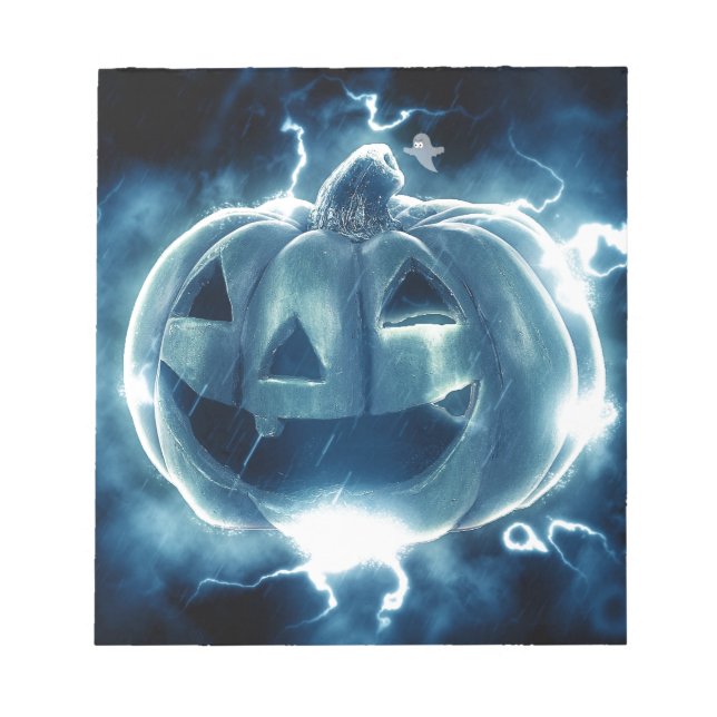 Bloc De Notas Sombrío Jack-o-Lantern (Frente)