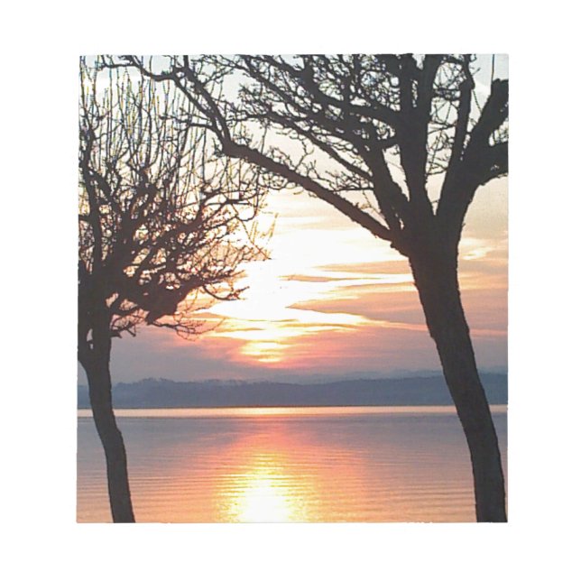 Bloc De Notas Sonnenuntergang am See (Frente)