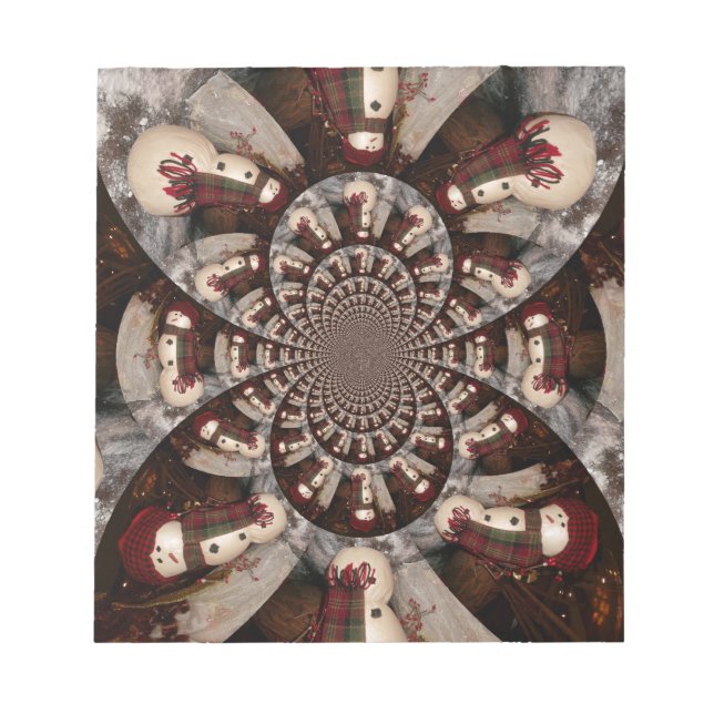 Bloc De Notas Sorprendente hombre de nieve (Frente)