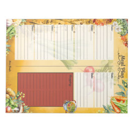 Bloc De Notas Soup Du Jour 7 Day Meal Planner